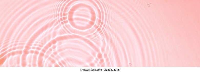 Pink water texture, cosmetic background pink water surface with rings and ripples. Spa concept background. Flat lay, copy space. - Shutterstock ID 2183318395