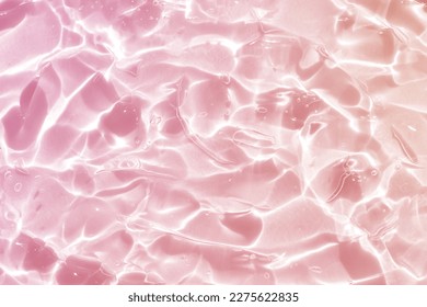 pink water wave abstract, pure natural ripple and bubble texture, gel soap, background photography - Powered by Shutterstock