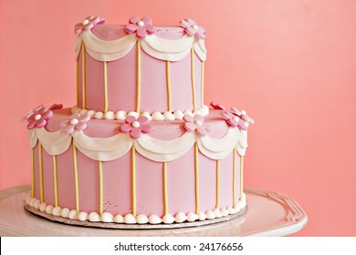 Pink Wedding Cake.