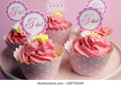 Bridal Shower Cupcake High Res Stock Images Shutterstock