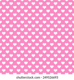 Pink White Hearts Polka Dot Pattern Stock Photo 249526693 | Shutterstock