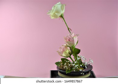 rose ikebana