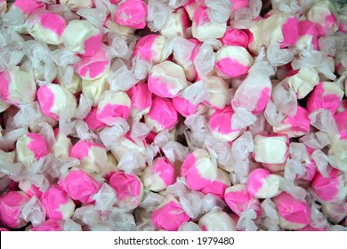 Pink And White Salt Water Taffy