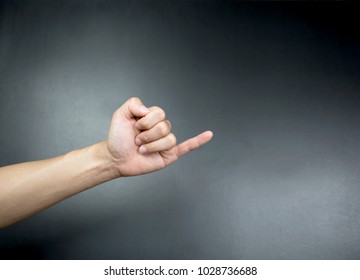 Pinky Swear On Grey Background