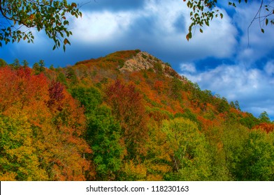 Pinnacle Mountain State Park In The Fall. Little Rock, Arkansas.