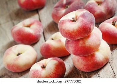 Pinnacle of ripe peach pink, selective focus