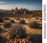 The Pinnacles Desert, located in Nambung National Park in Western Australia, is a unique and striking landscape known for its thousands of limestone pillars that rise from the sand. These formations.