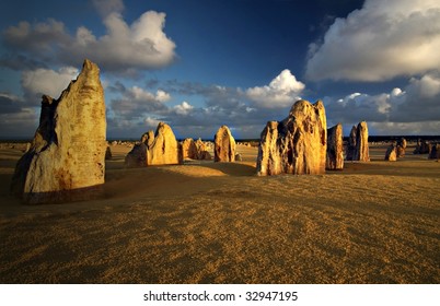 Pinnacles At First Light - Numbung National Park, Western Australia