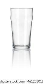 Pint Glass On A White Background