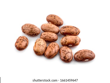 Pinto Beans Isolated On White Background