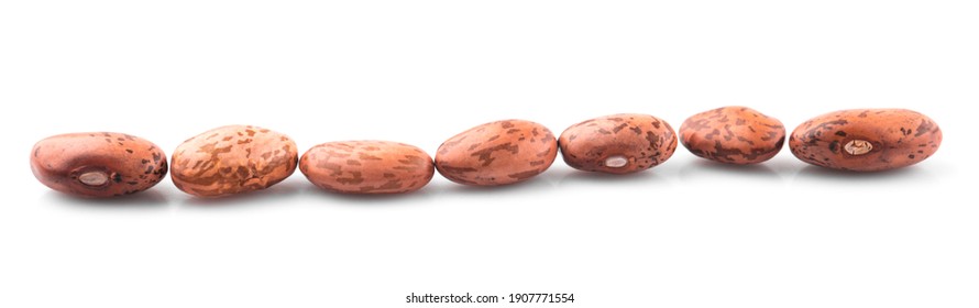 Pinto Beans Isolated On White Background