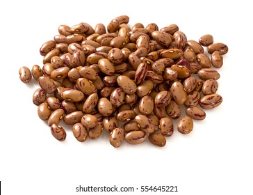 Pinto Beans Isolated On White Background