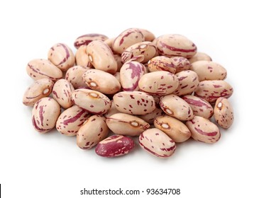 Pinto Beans Isolated On White Background