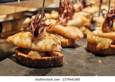 Pintxos Bar In San Sebastian, Basque Country, Spain