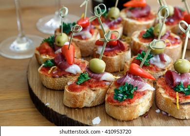 Pintxos, Tapas, Spanish Canapes Party Finger Food