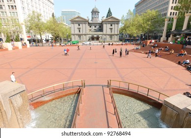 Pioneer Courthouse In Pioneer Square