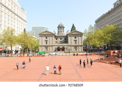 Pioneer Courthouse In Pioneer Square