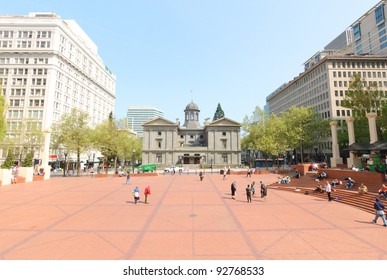 Pioneer Courthouse In Pioneer Square