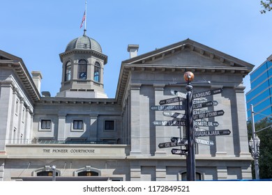 Pioneer Courthouse Square, Park In Portland City