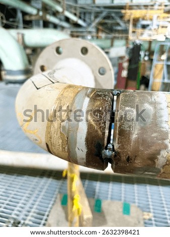 Pipe adjustment and tacking on before welding 