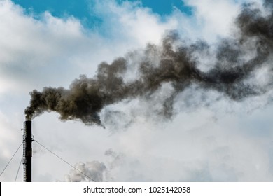 Pipe Black Smoke Emission Pollution Environment Stock Photo 1025142058 ...