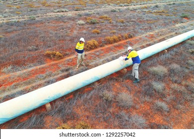 Pipeline inspection in Australian Outback