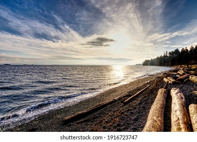 Pipers Lagoon On Vancouver Island In Canada