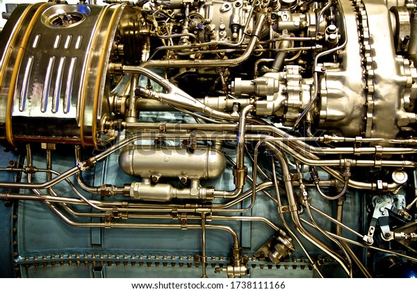 Pipes of military turbo\
engine