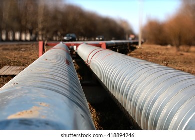 pipes in the street