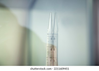 Pipette At The Cell Culture, Biology, Medicine And Medical Laboratory