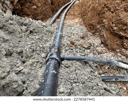 Piping for geothermal heat pumps