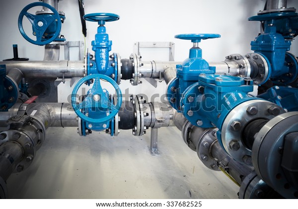 Piping Systems Industrial Equipment Interior Stock Photo (Edit Now ...