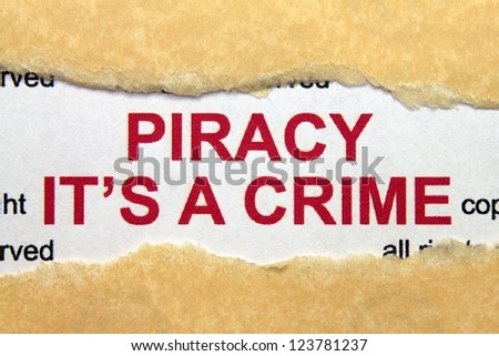 Piracy it's crime