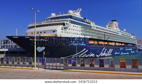 Piraeus Greece June 28 2019 Cruise Stock Photo Edit Now