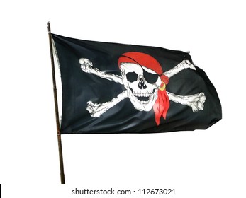 Pirate Flag, isolated