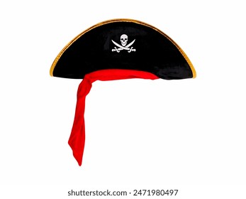 Pirate Hat: Costume Accessory for Themed Parties and Halloween Celebrations - Powered by Shutterstock