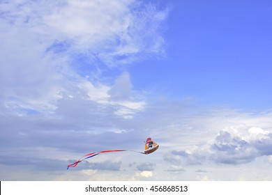 Pirate Ship Kite Flying In The Sky, Singapore