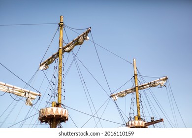 Pirate Ship In The Sea