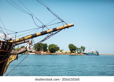 Pirate Ship In The Sea