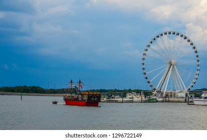 Pirates Boat In The Potomac River, Maryland USA