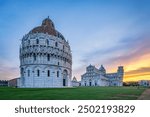 Pisa Cathedral at sunrise, Pisa, Tuscany, Italy