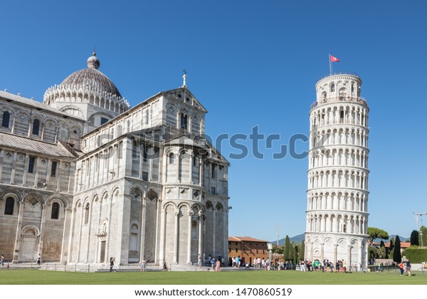 Pisa Italy 08042019 Famous Leaning Tower Stock Photo Edit Now 1470860519