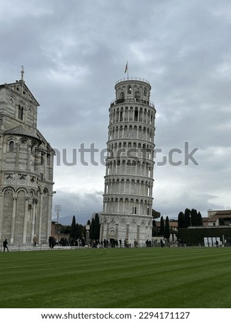 Pisa tower in the spring