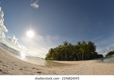 Pisar Island At Truk Lagoon In Chuuk State Of Micronesia