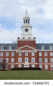 PISCATAWAY, NEW JERSEY - January 4, 2017: A View Of The Waksman Institute Of Microbiology On The Busch Campus At Rutgers University