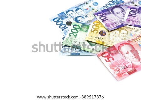 Piso currency of Philippine.