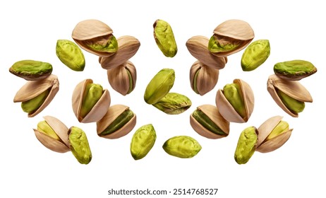 pistachio isolated on white background