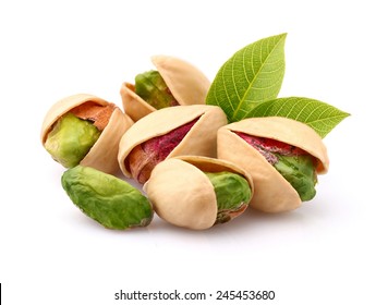 Pistachio With Leaf