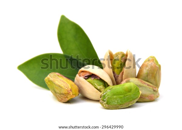 Pistachio Nuts Isolated On White Background Stock Photo Edit Now