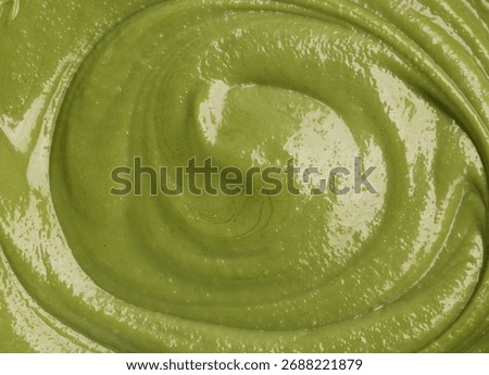  A pistachio paste in  background